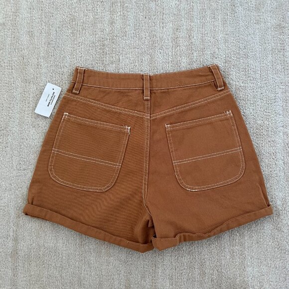 NWT Tillys RSQ High Rise Cargo Jeans Denim Shorts 24 - Picture 4 of 9